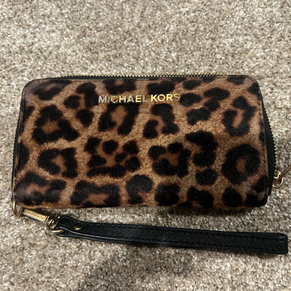 Michael Kors leopard print Wallet